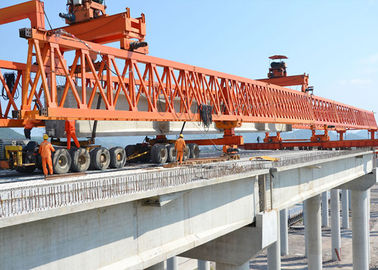 500T γερανός ανέγερσης γεφυρών χρήσης εργοτάξιων οικοδομής γερανών προωθητών ακτίνων δοκών
