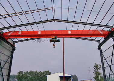 5T ενιαίος γερανός γεφυρών δοκών/υπερυψωμένος ανυψωτικός εξοπλισμός με τον ηλεκτρικό ανελκυστήρα