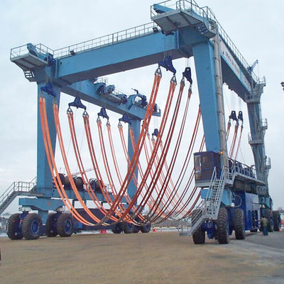 Προσαρμοσμένο All Tons Travel Lift Crane 30m Για τη συντήρηση σκαφών και γιοτ 380V