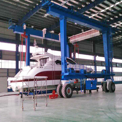 Προσαρμοσμένο All Tons Travel Lift Crane 30m Για τη συντήρηση σκαφών και γιοτ 380V