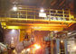 Διπλός ανυψωτικός εξοπλισμός υπερυψωμένων γερανών δοκών 32 τόνος για το εργοστάσιο χάλυβα